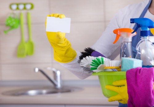 Cleaner Hammersmith team preparing for a safe cleaning visit