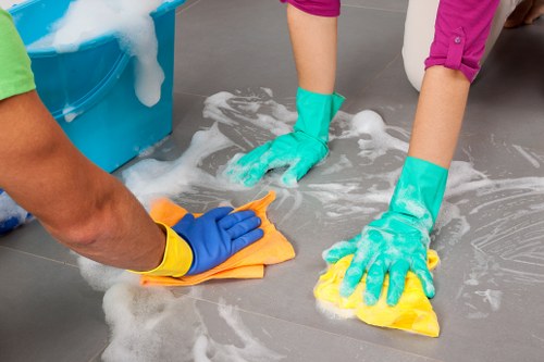 Commercial seating upholstery cleaning for a Hammersmith business