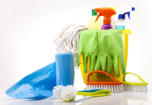 Kitchen and bathroom regular cleaning in a West London property