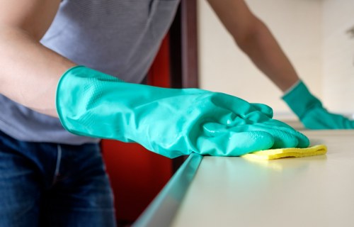 Final cleaning of a refurbished Hammersmith property ready for use