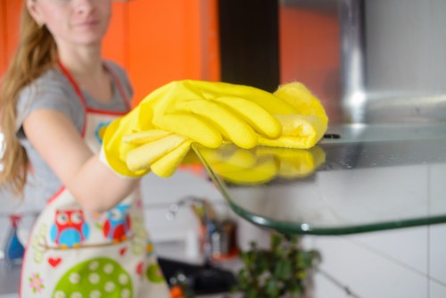 Safe exterior window cleaning using modern equipment in West London