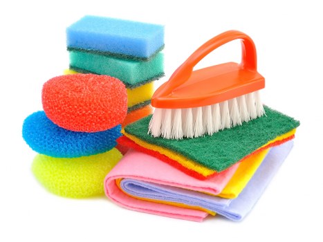 Local office cleaning team working in a Hammersmith business building